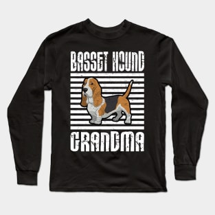 Basset Hound Grandma Proud Dogs Long Sleeve T-Shirt